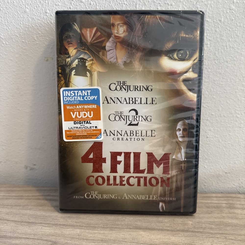 Annabelle: 4 Film Collection (DVD) Horror DVD Digital Movie Lot New Sealed
